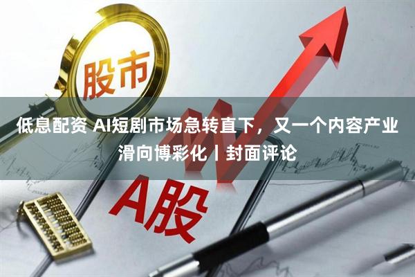 低息配资 AI短剧市场急转直下，又一个内容产业滑向博彩化丨封面评论